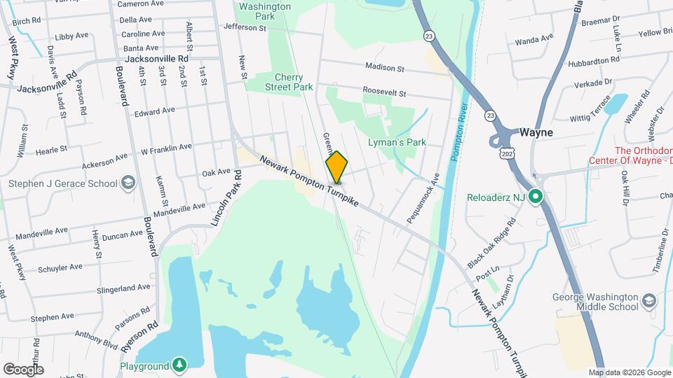 120 Newark Pompton Turnpike Mapa y Detalles de la Ubicación