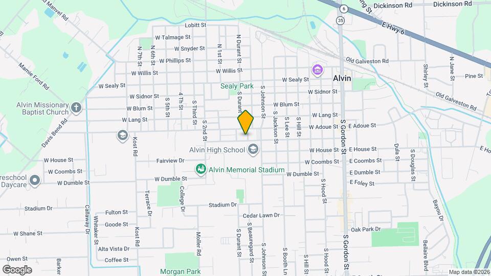 912 W Cleveland St Map and Location Details