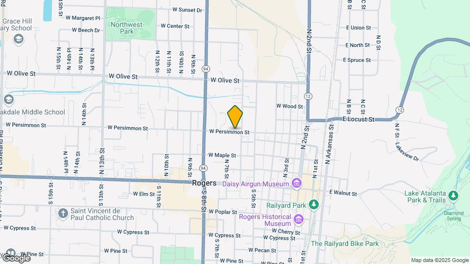 607 W Persimmon St Map and Location Details