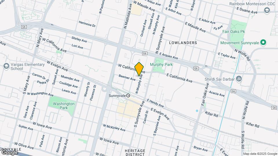 183 N Murphy Ave Map and Location Details