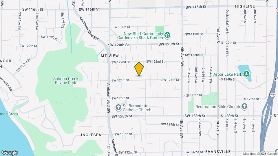 822 SW 124th St Map and Location Details