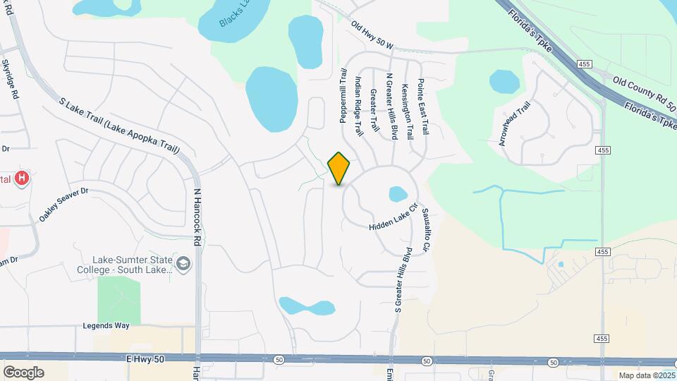 15528 Hidden Lake Cir Map and Location Details