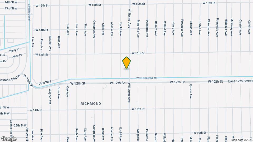1207 Williams Ave Map and Location Details