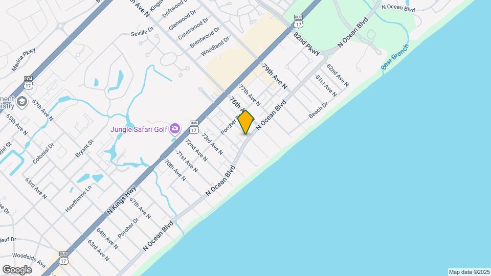 7403 N Ocean Blvd Mapa y Detalles de la Ubicación