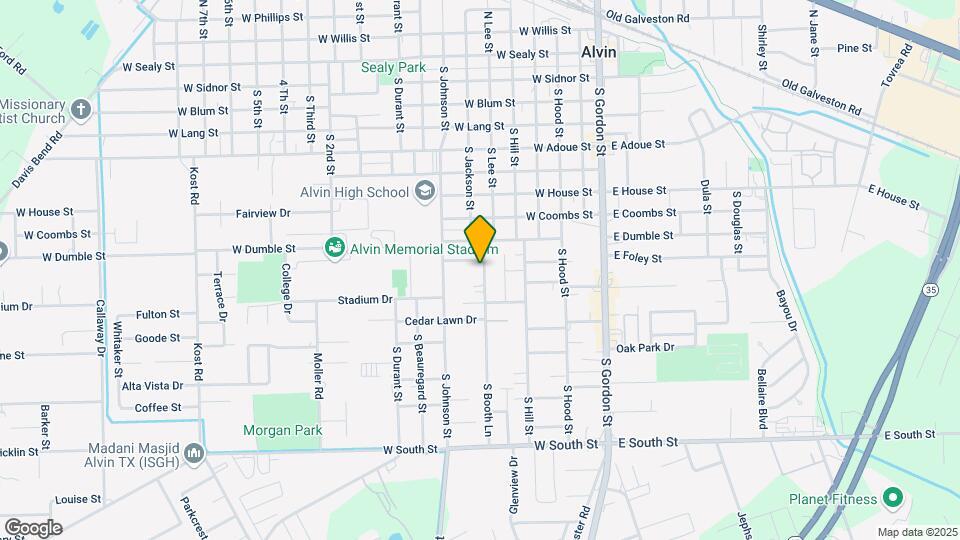 1016 S Booth Ln Map and Location Details
