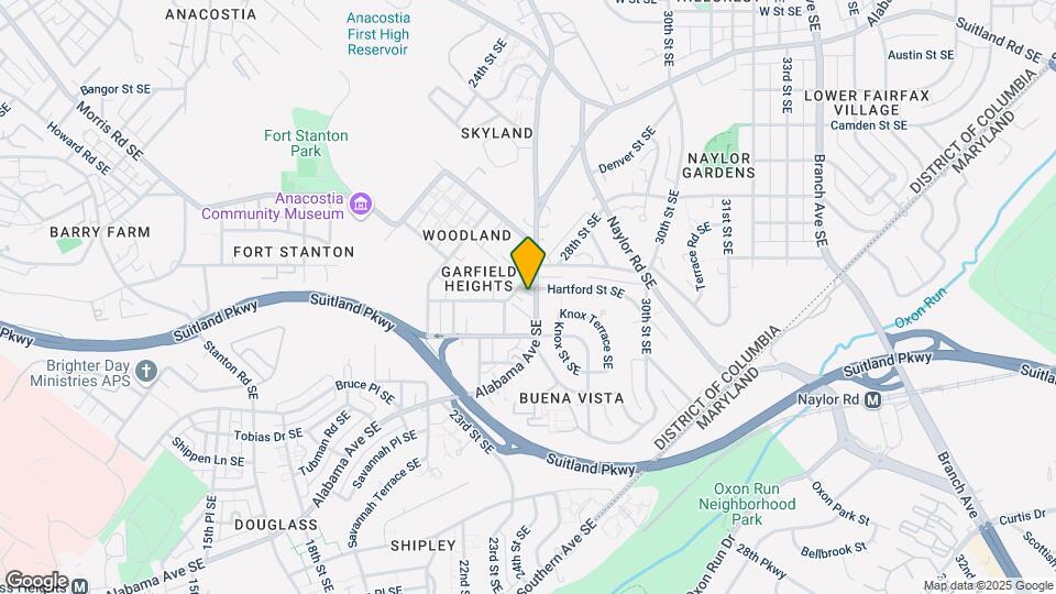 2482 Alabama Ave SE Mapa y Detalles de la Ubicación