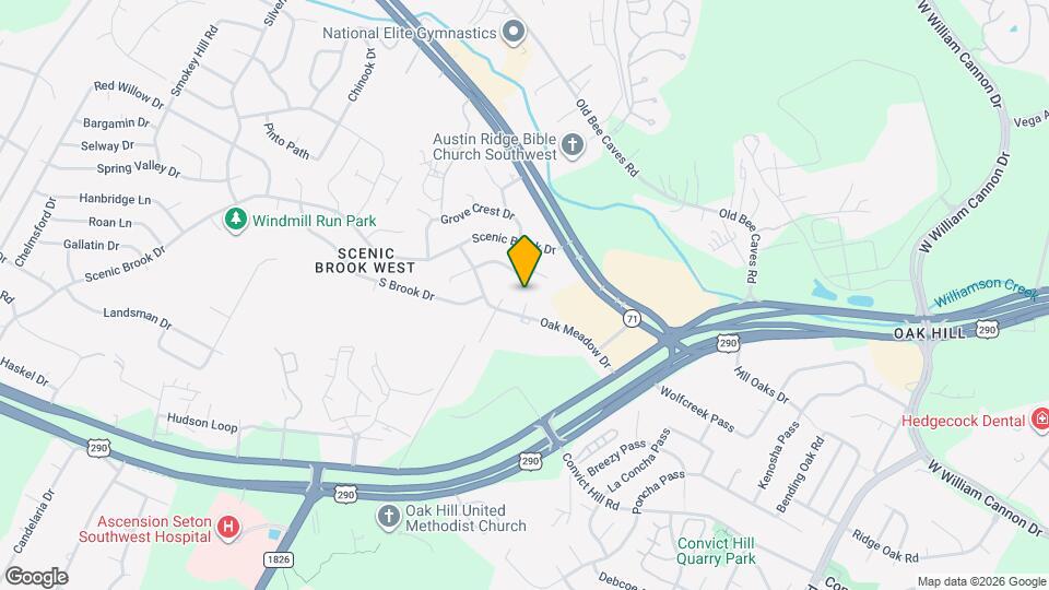 7000 Oak Meadow Cir Map and Location Details