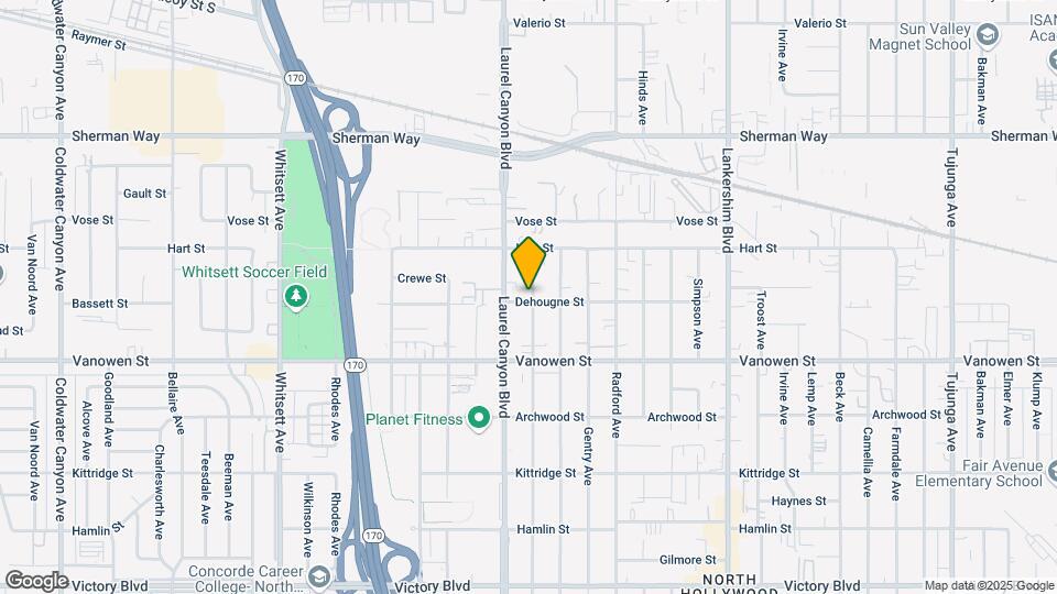 6905 Agnes Ave Map and Location Details