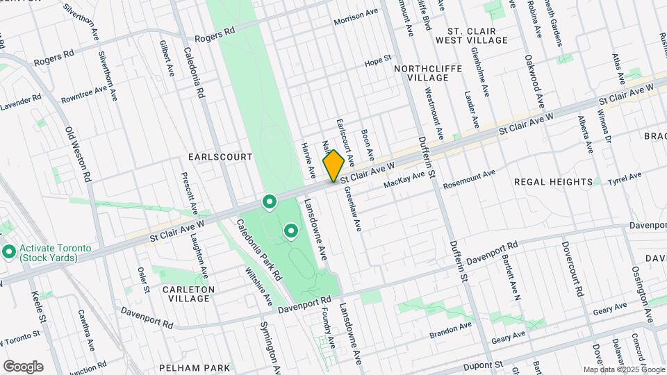 1319 ST CLAIR Ave Map and Location Details
