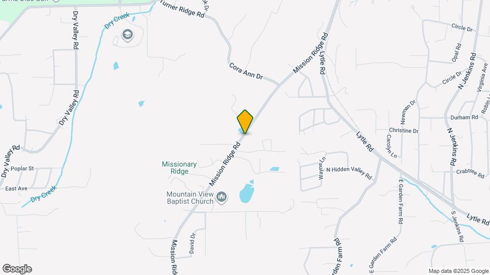 510 Mission Ridge Rd Map and Location Details