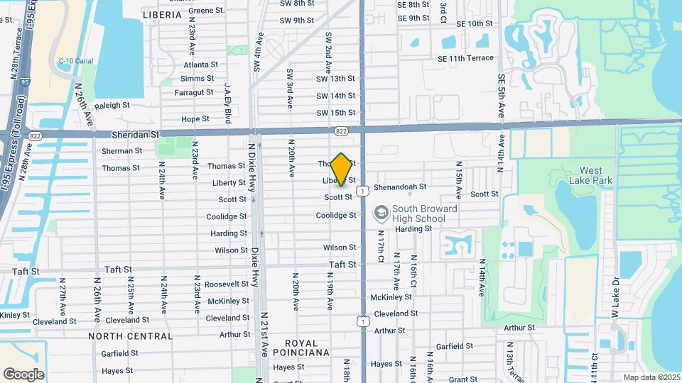 1835 Scott St Map and Location Details