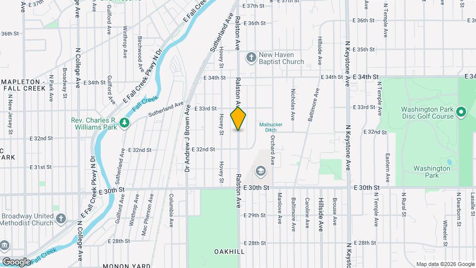 3238 N Ralston Ave Map and Location Details