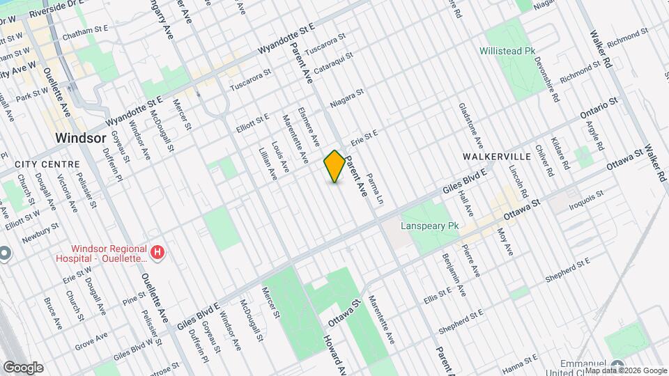 1097 Elsmere Ave Map and Location Details