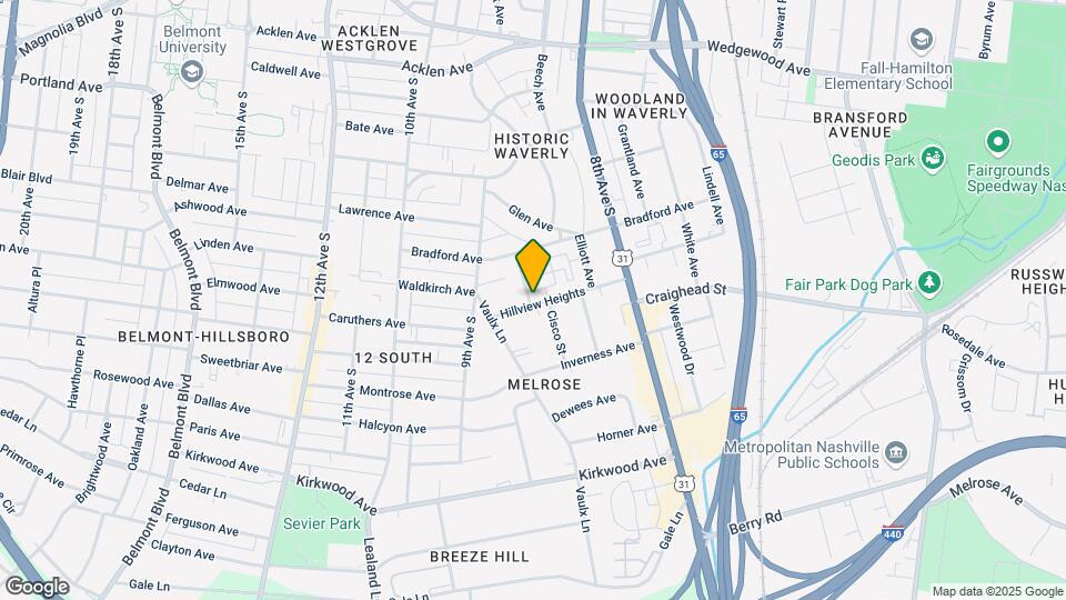 2324 Knowles Ave Map and Location Details