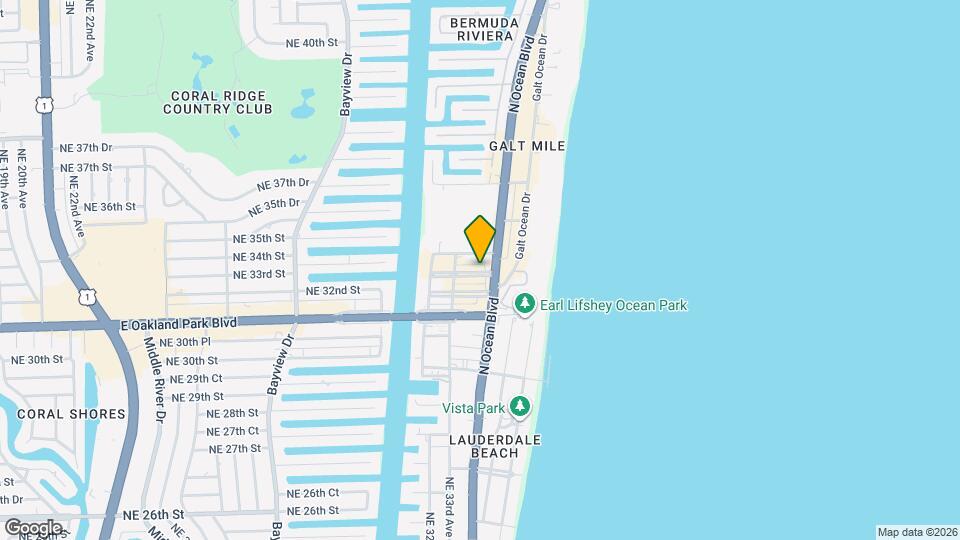 3349 NE 33rd St, Unit #2 Mapa y Detalles de la Ubicación