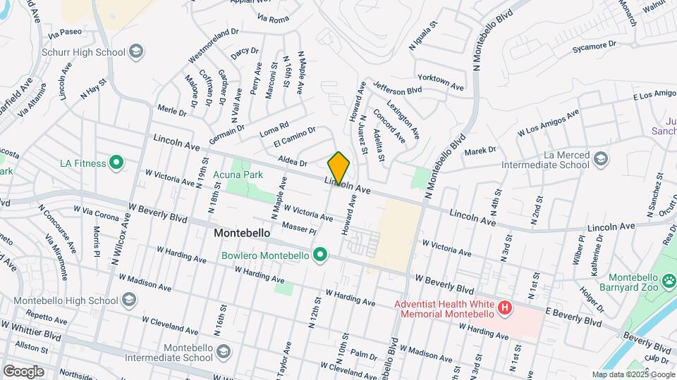 Lincoln Manor Map and Location Details