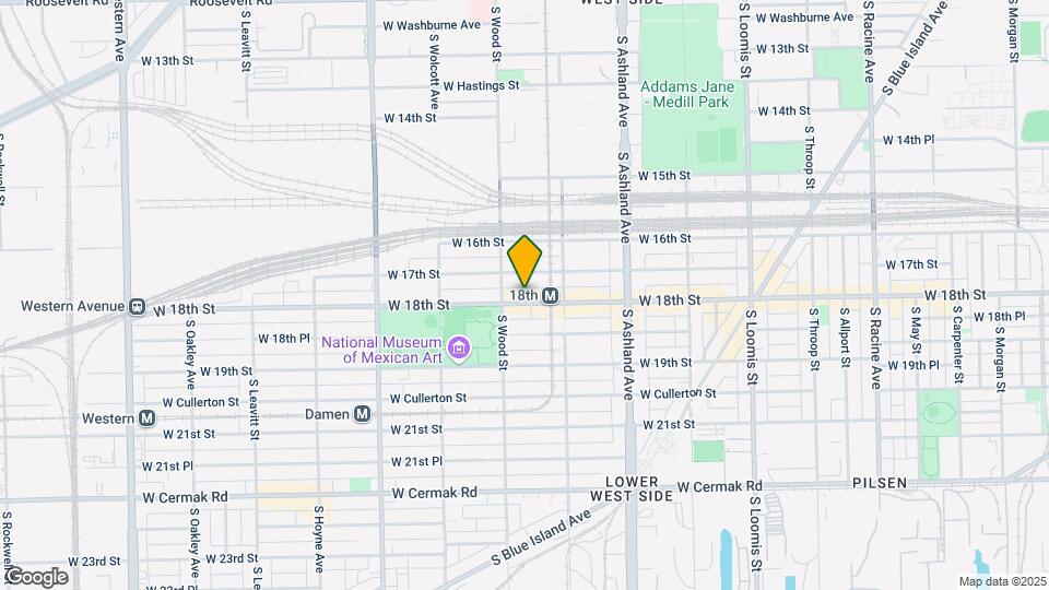 1738 W 18th St Map and Location Details