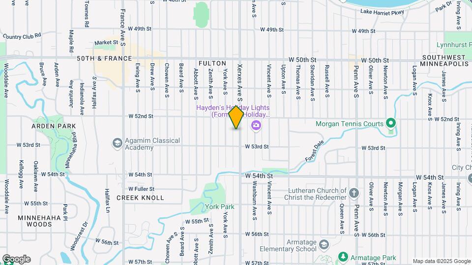 5230 Xerxes Ave S Map and Location Details