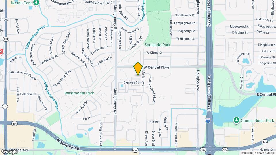 437 Wood Rose Ln Map and Location Details