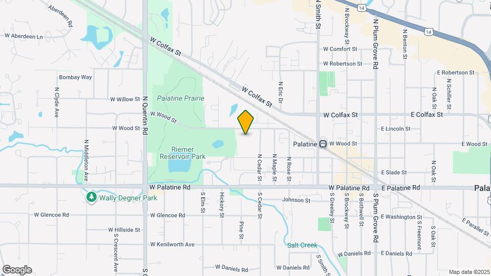 455 W Wood St Map and Location Details