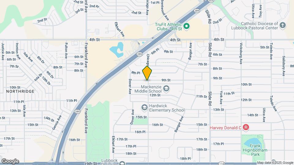 5501 9th St Map and Location Details