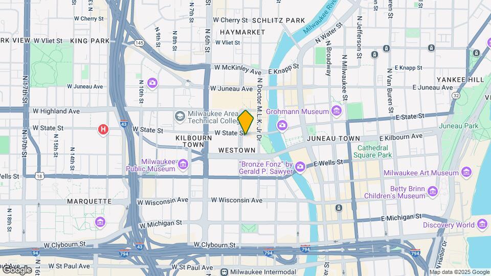 Journal Commons MKE Map and Location Details