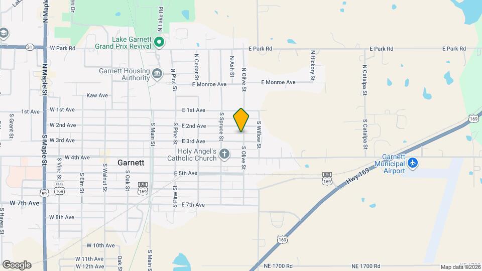 211 S Olive Mapa y Detalles de la Ubicación