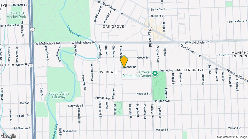 16706 Lamphere St Map and Location Details