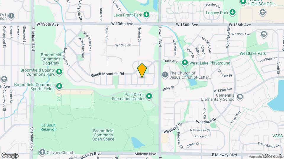 13287 Niwot Trail Map and Location Details