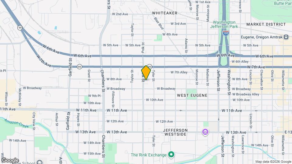 1278 W 8th Ave Map and Location Details