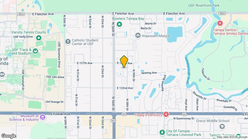 12425 Touchton Dr Map and Location Details