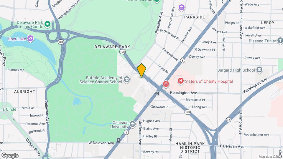 95 Humboldt Pkwy Map and Location Details