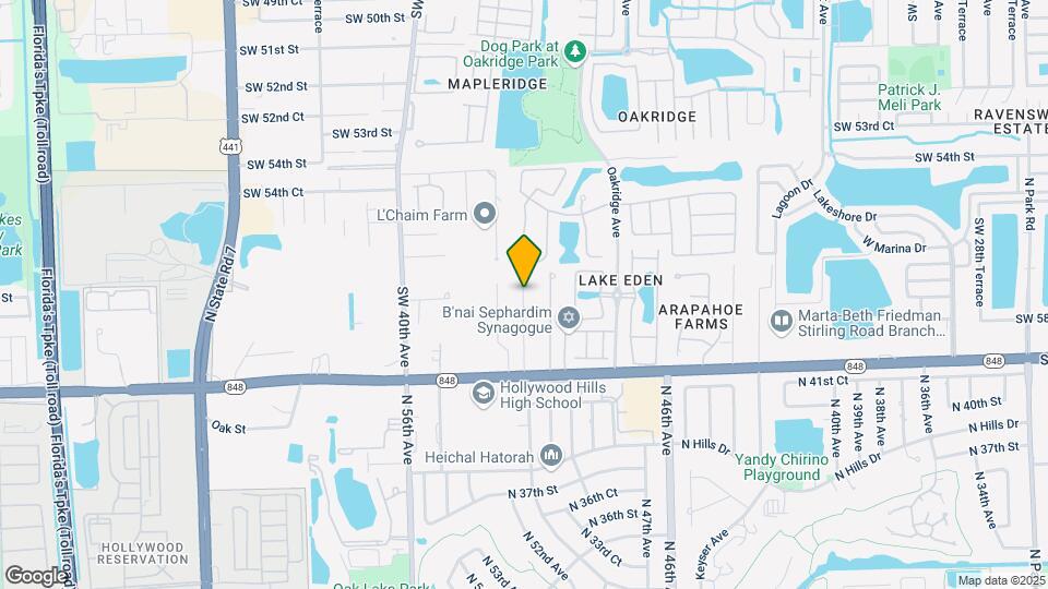 5841 SW 37th Ave Mapa y Detalles de la Ubicación