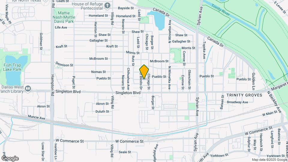 1414 Pueblo St Mapa y Detalles de la Ubicación