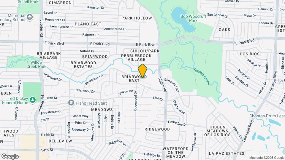 3408 Greenbriar Ln Map and Location Details