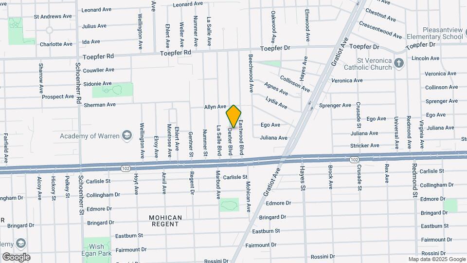 20932 Dexter Blvd Map and Location Details