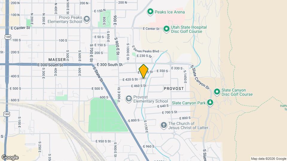 425 Utah Ave Map and Location Details