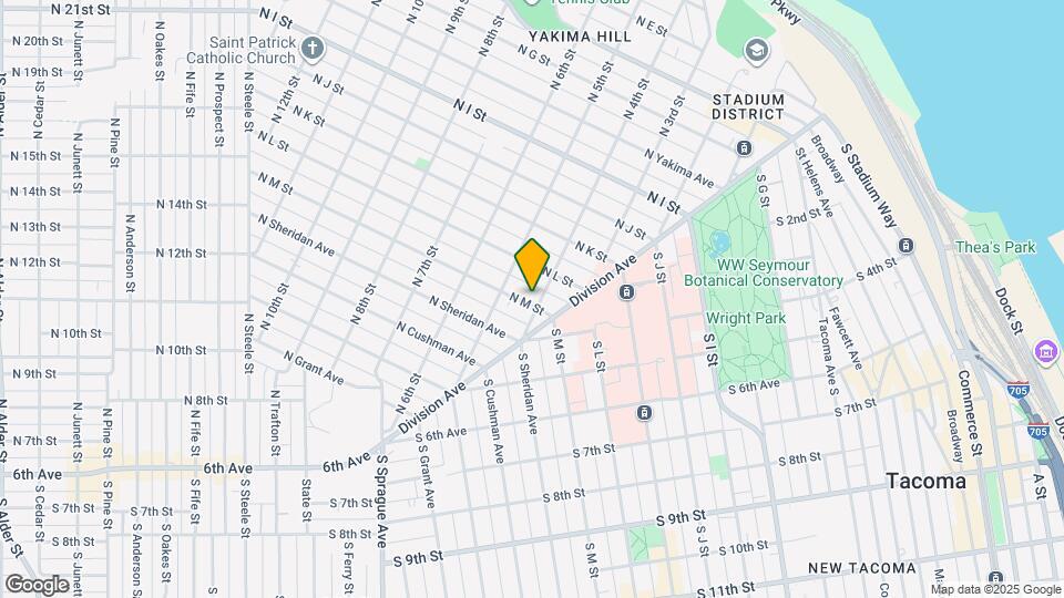 401 N M St Map and Location Details