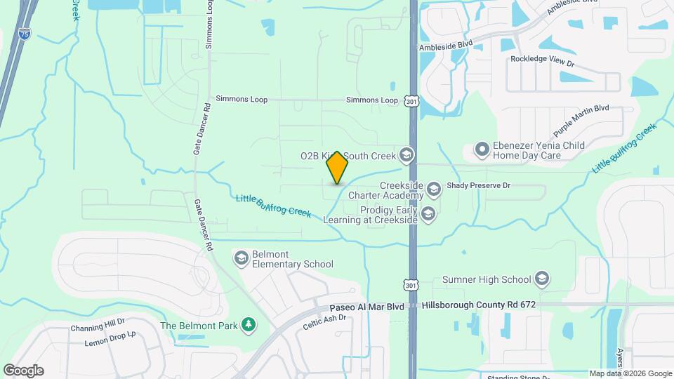 10345 Shady Preserve Dr Map and Location Details