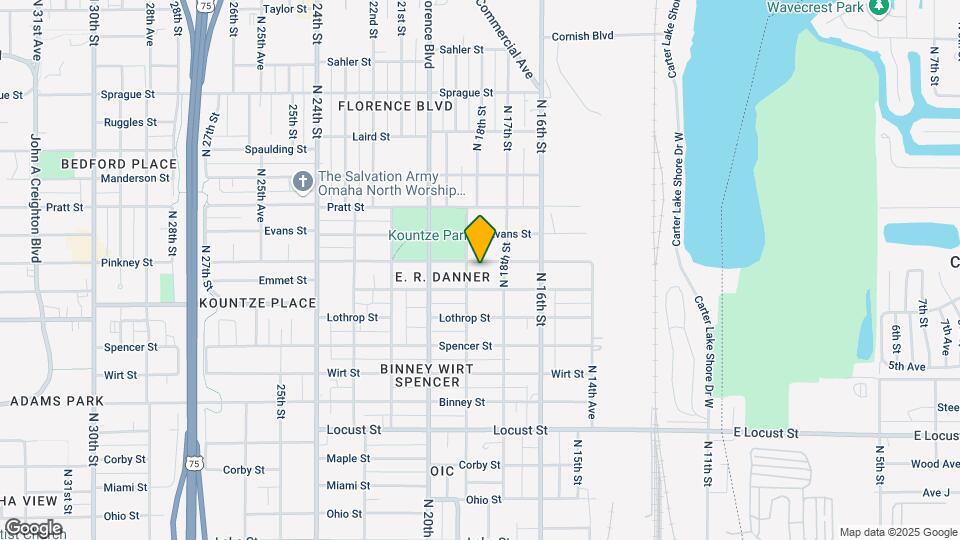 1819 Pinkney St Map and Location Details