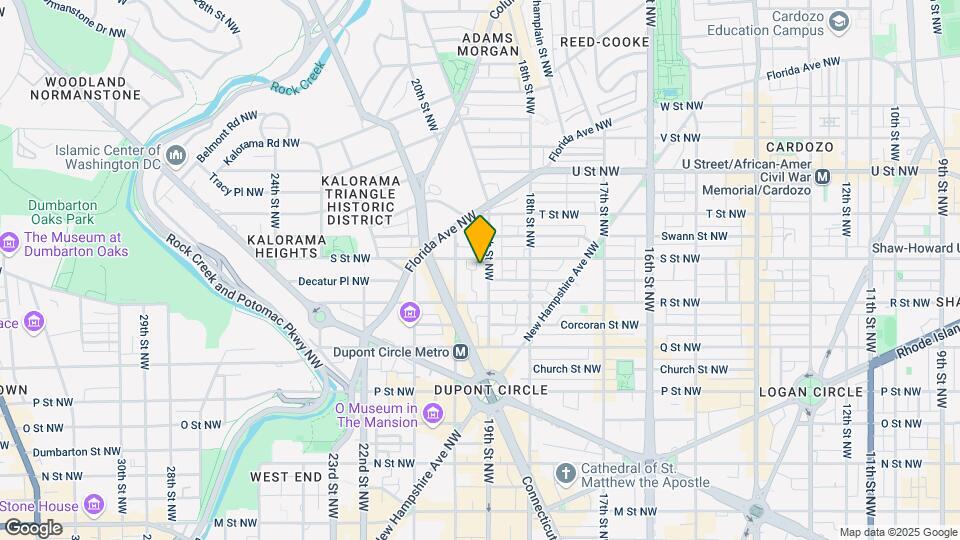 1726 19th St NW Mapa y Detalles de la Ubicación