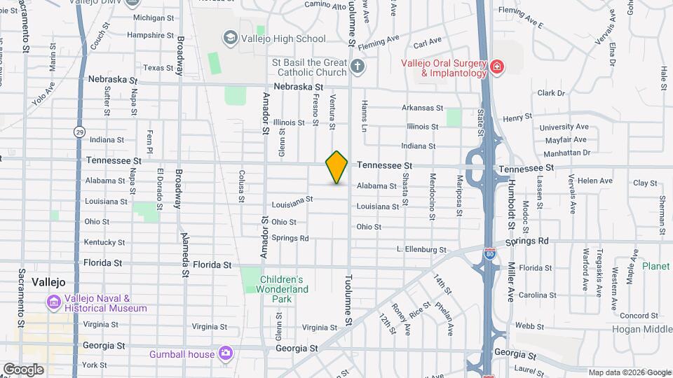 1457 Alabama St Map and Location Details