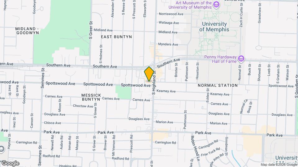 3476 Spottswood Ave Map and Location Details