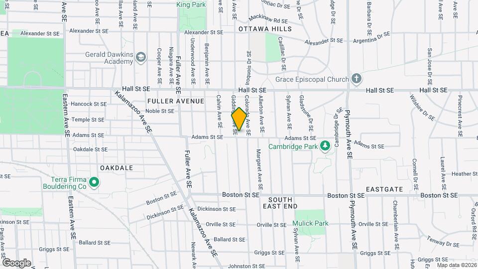 1350 Giddings Ave SE Mapa y Detalles de la Ubicación