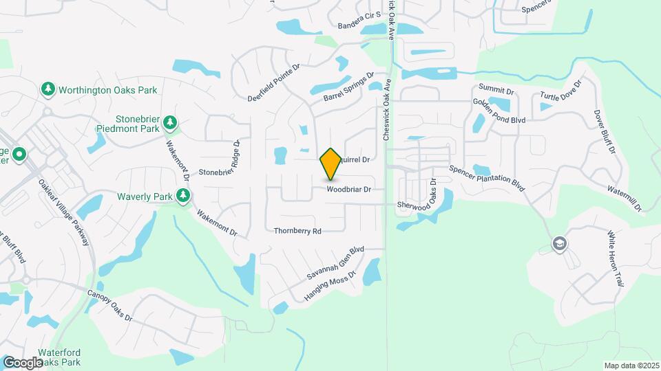 3762 Woodbriar Dr Mapa y Detalles de la Ubicación