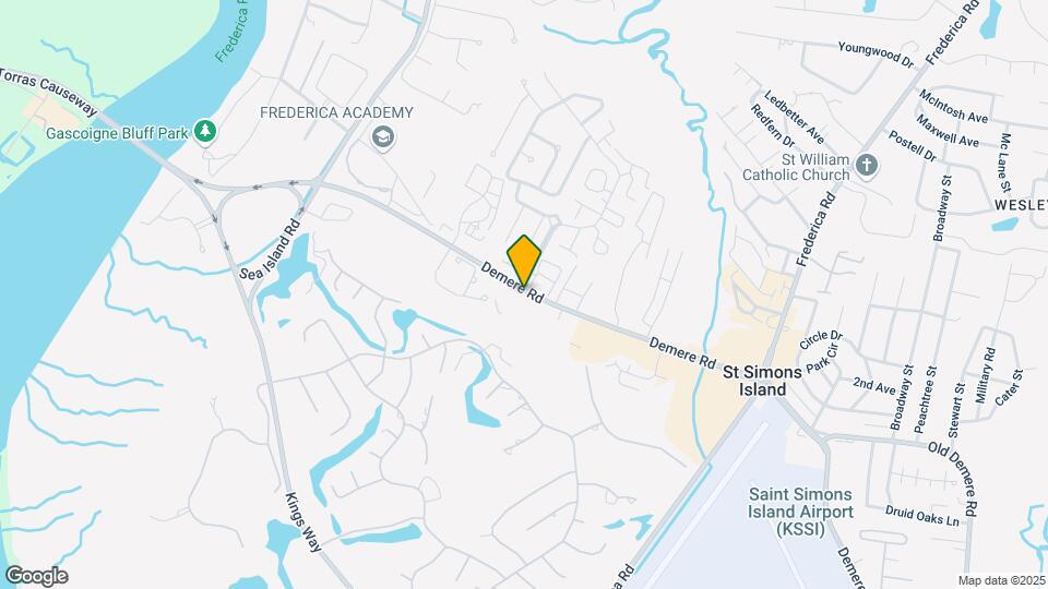 2502 Demere Rd Map and Location Details