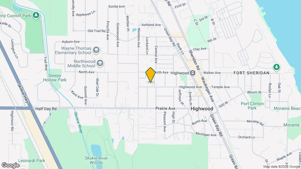 316 Highwood Ave, Unit 2 Map and Location Details