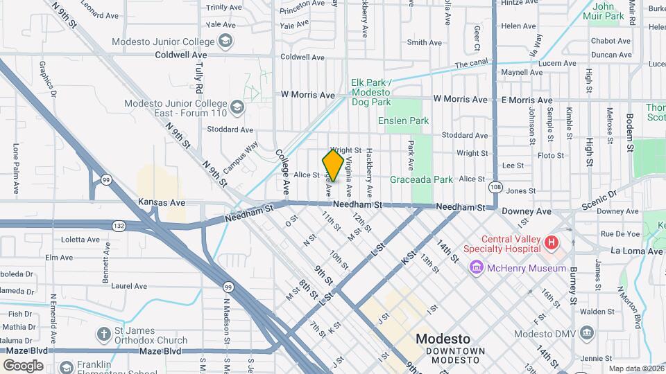 122 Orange Ave Map and Location Details
