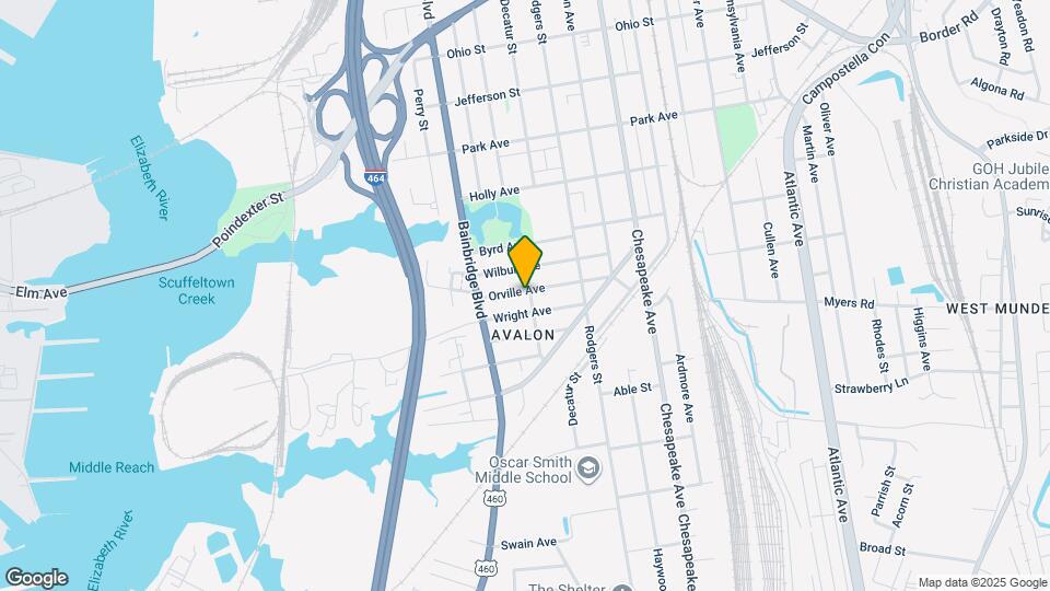 840 Orville Ave Map and Location Details
