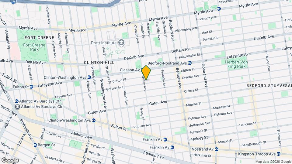 393 Classon Ave Map and Location Details